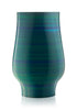 Vaso #01 in resina di Mais stampato in 3D ecosostenibile e biodegradabile PRIVERNUM collection Blue_verde